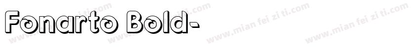 Fonarto Bold字体转换